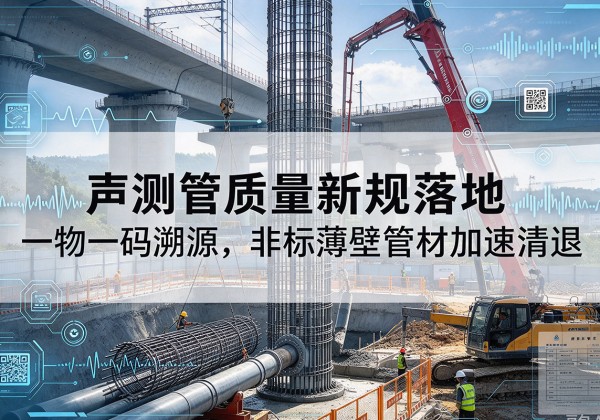 定日声测管质量新规落地，一物一码溯源，非标薄壁管材加速清退